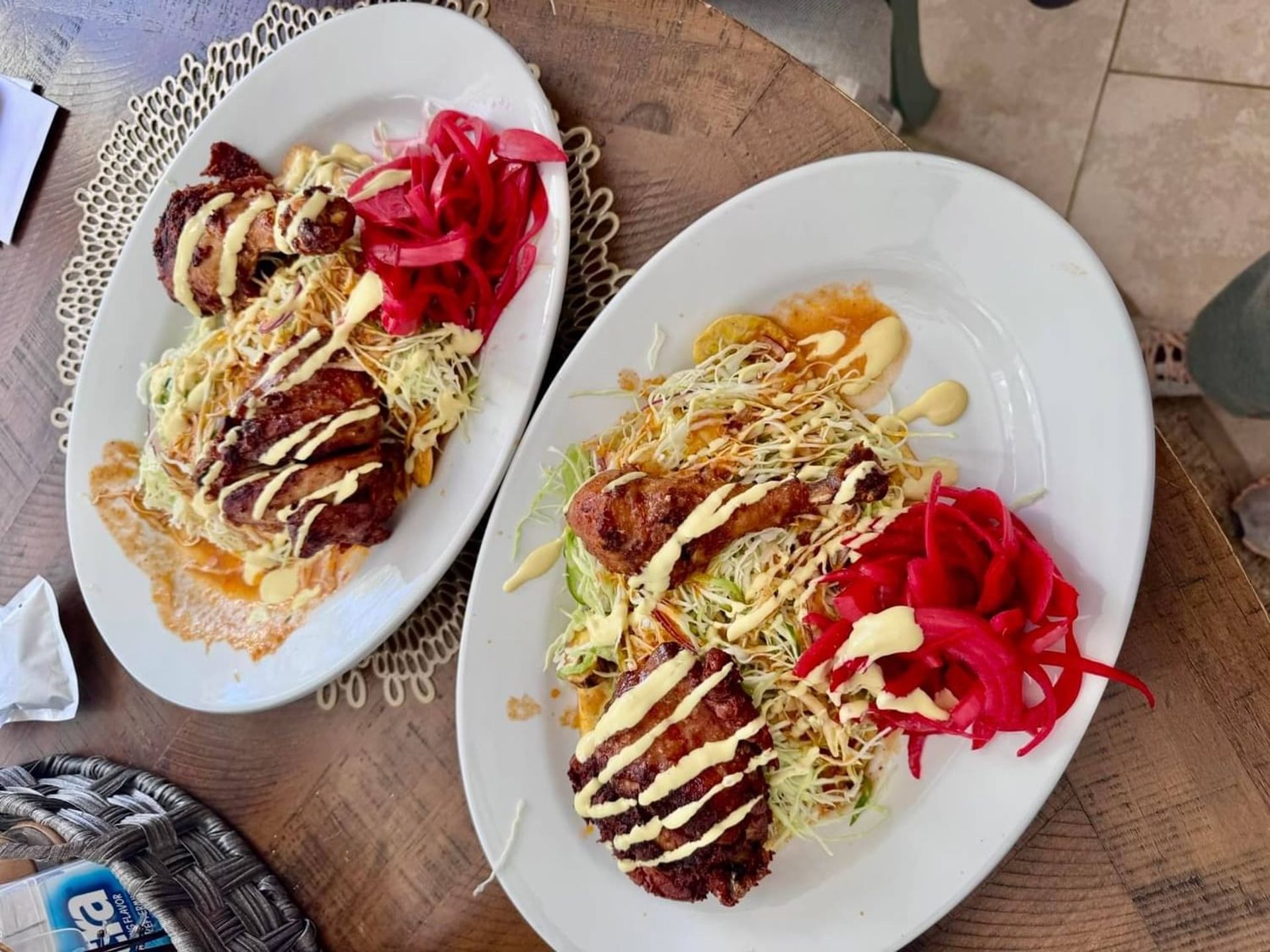 Pollo con tajadas and Pollo Chuco