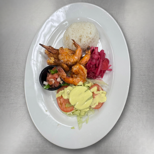 Camarones a la Plancha / Grilled Shrimp.